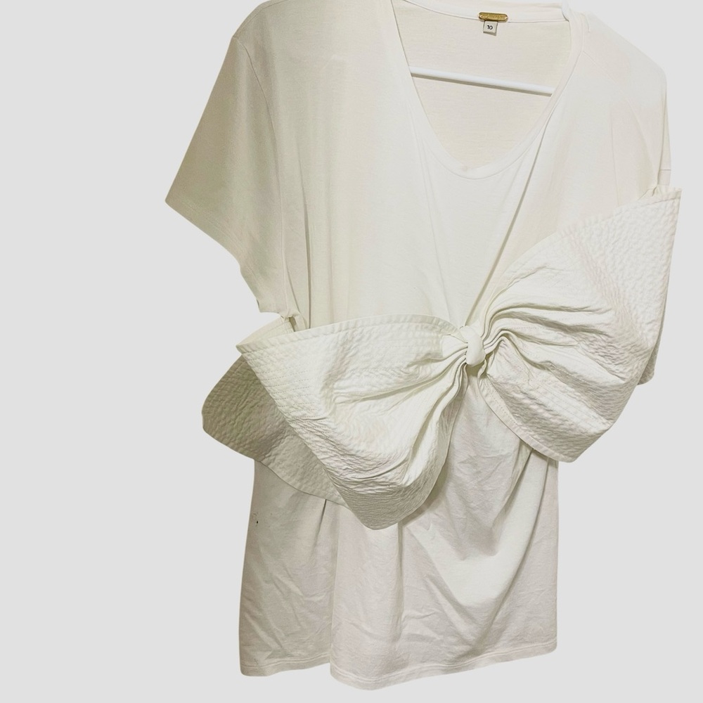 💙JOHANNA ORTIZ WHITE BOW TOP. - Picture 7 of 11